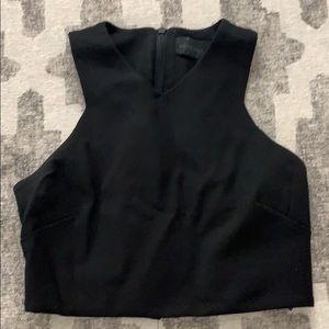 Kendall and Kylie Black Crop Top